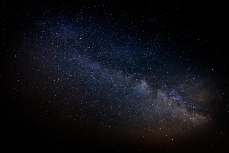 Starry sky for reflection