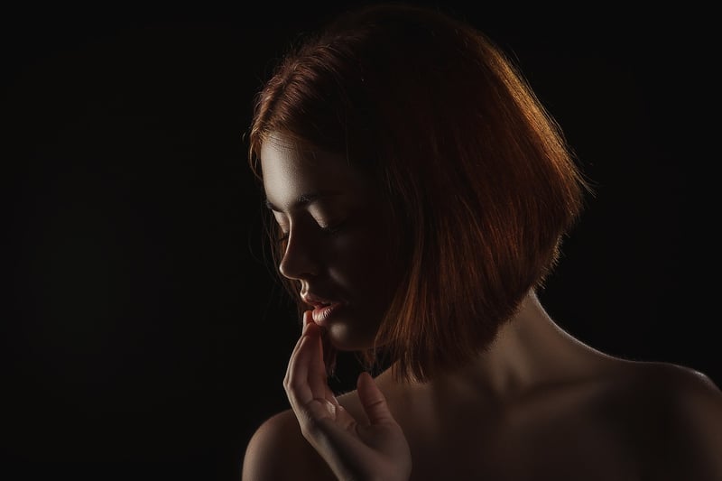 Woman embracing personal growth